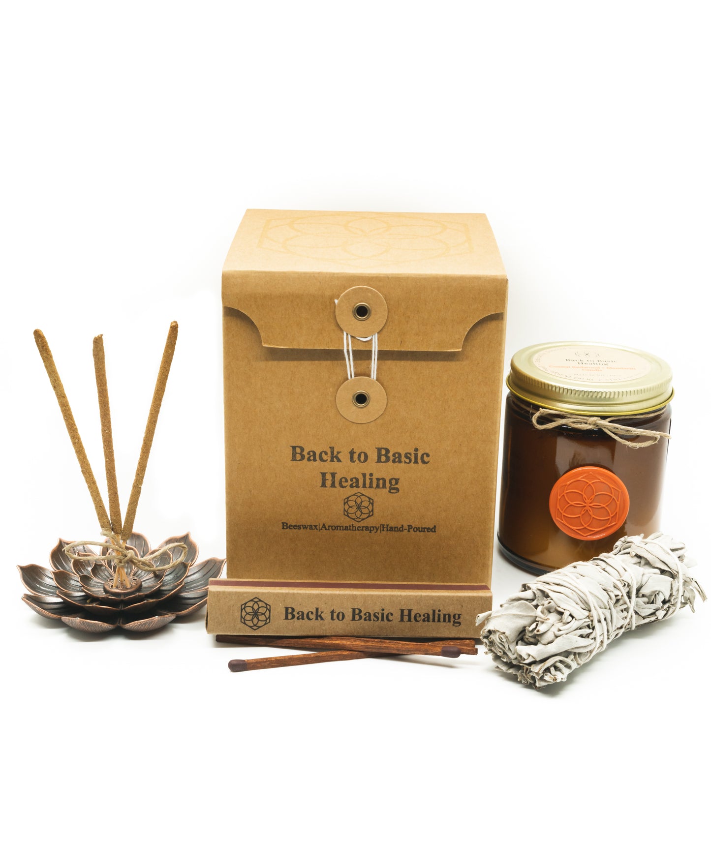 Coastal Redwood + Mandarin Candle Gift Set