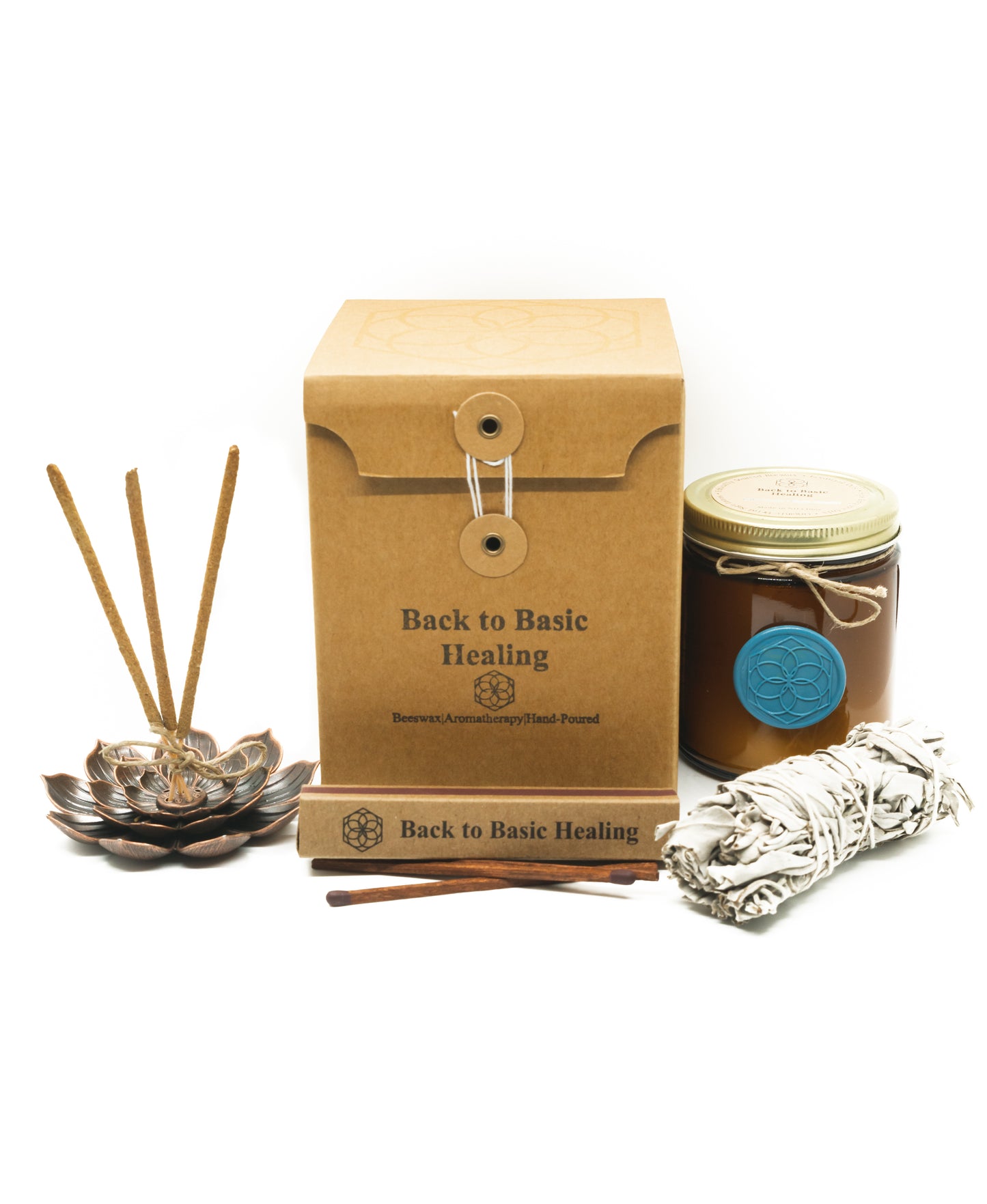 Palo Santo + Sage Candle Gift Set