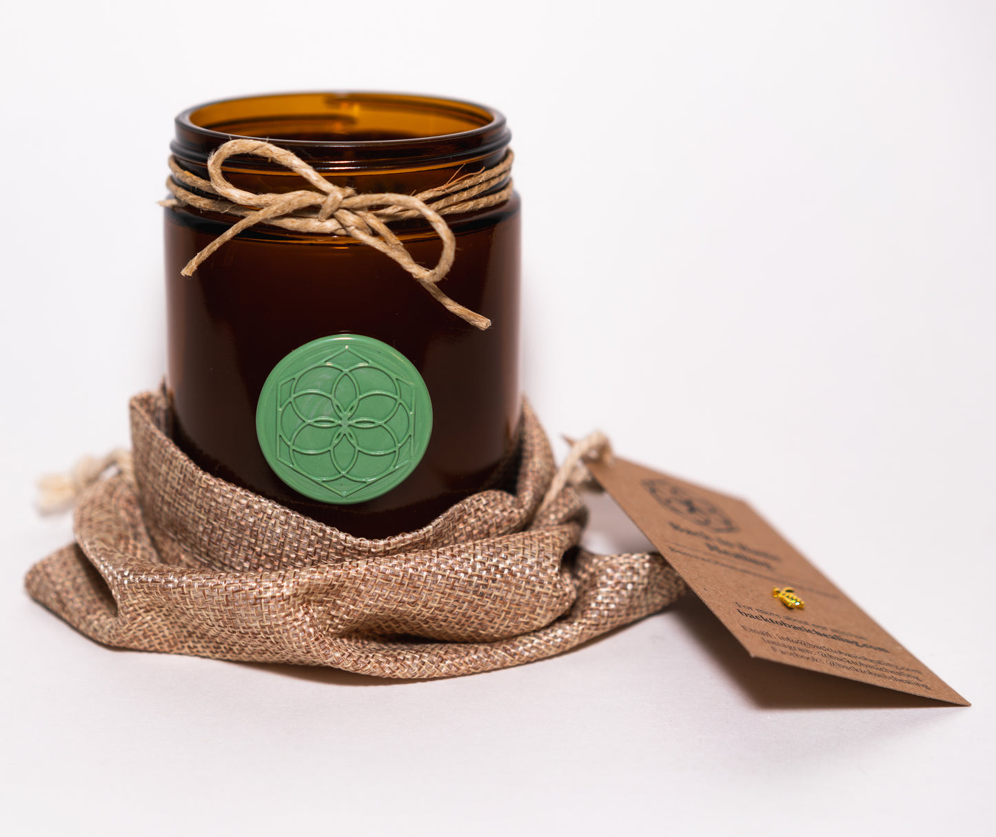 Spruce Black Hemp Aromatherapy Beeswax Candle